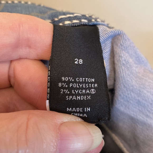 NWT Lane Bryant Capri Jeans w/zipper & button. Comfort Waist. 5 Pocket Style. - Picture 8 of 9